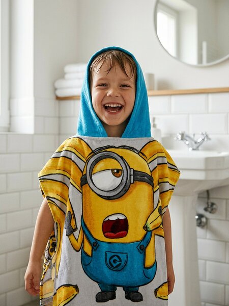 Sinsay - Kapucnis törölköző Minions - többszínű