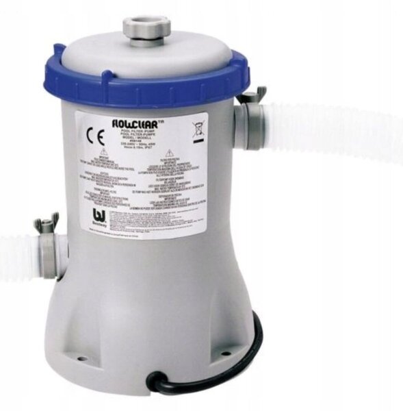Bestway fémkeretes medence, 366x100 cm, 9.150 liter, szűrőszivattyúval és létrával