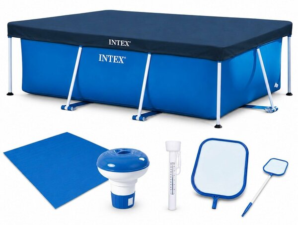 Intex 28272NP fémkeretes medence, 300x200x75 cm, kiegészítőkkel