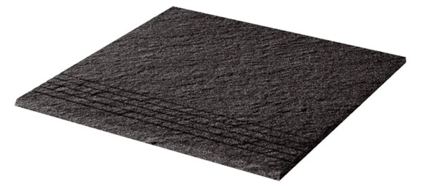 Lépcső Rako Taurus granit fekete 30x30 cm matt TCV35069.1