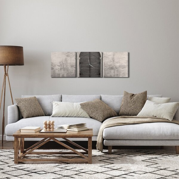 Kép - Titokzatos ajtó (órával) (90x30 cm)