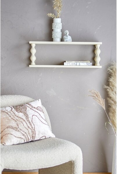 Fehér többszintes fali polc 60 cm Salino – Bloomingville