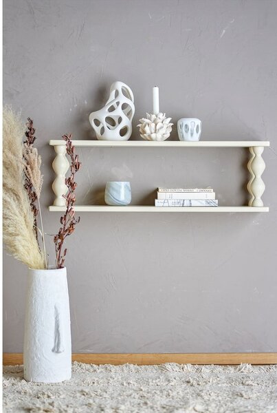 Fehér többszintes fali polc 80 cm Salino – Bloomingville