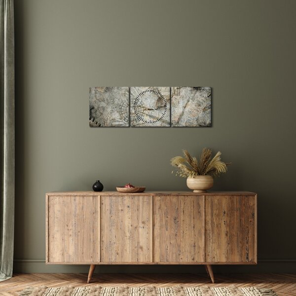 Kép - Az idő áramlása (órával) (90x30 cm)