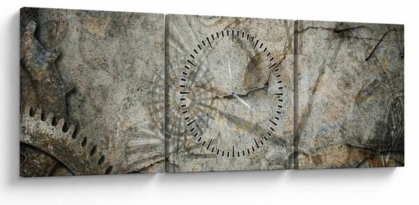 Kép - Az idő áramlása (órával) (90x30 cm)