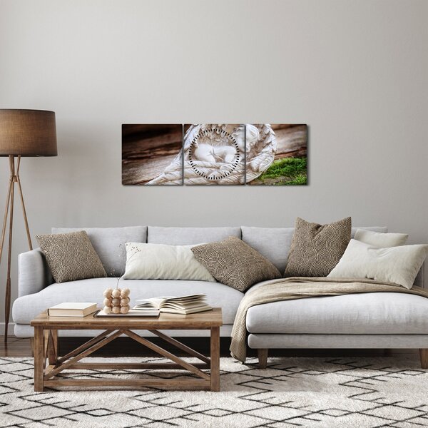 Kép - alvó angyal (órával) (90x30 cm)