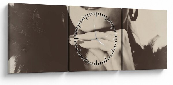 Kép - Vintage fotó egy nőről (órával) (90x30 cm)