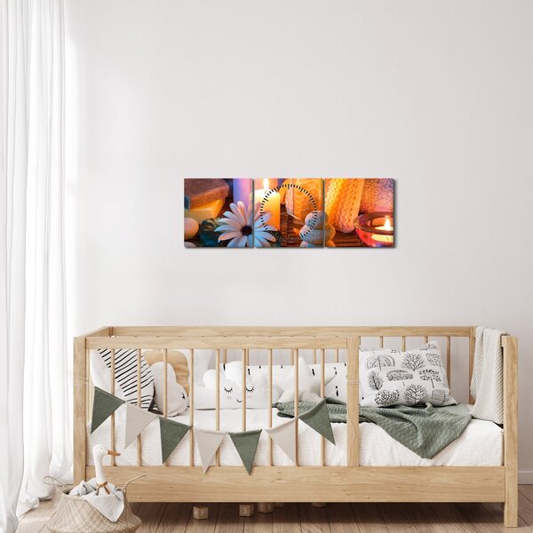 Kép - Egy pillanatnyi pihenés (órával) (90x30 cm)