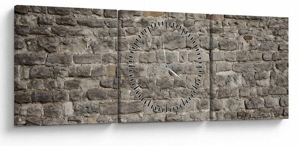 Egy téglafal képe (órával) (90x30 cm)