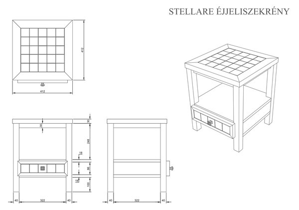 Stellare éjjeliszekrény