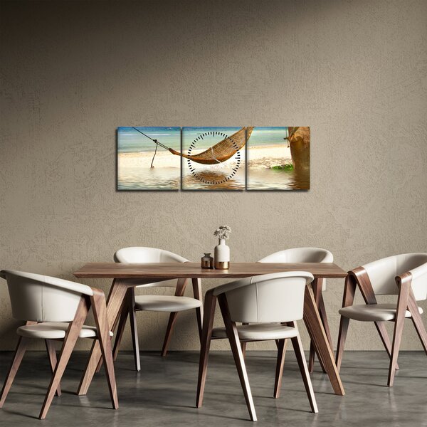 Kép - Relaxálás a tengerparton (órával) (90x30 cm)