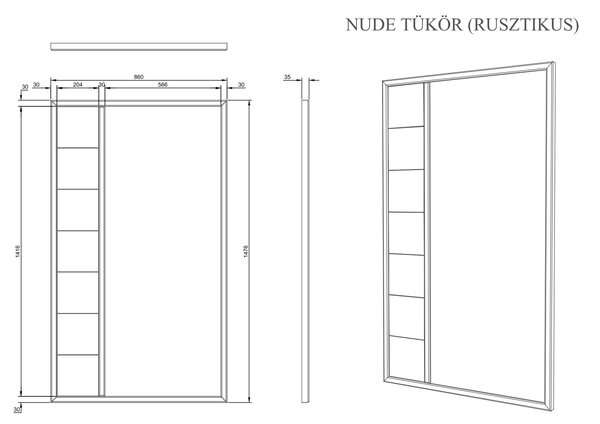 Nude tükör