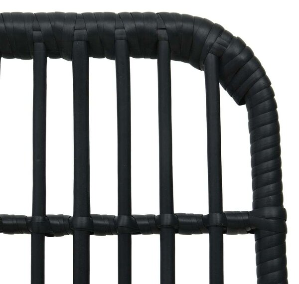 VidaXL 7 részes polyrattan és üveg kültéri étkezőgarnitúra
