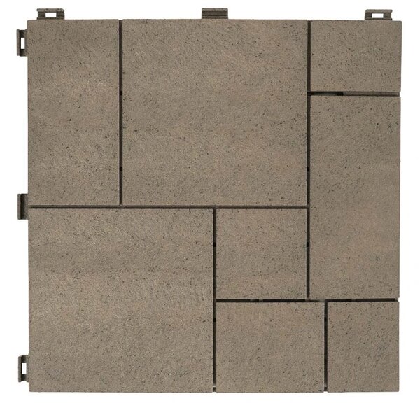 Multy home Gumi csempe STONE MOSAIC 30 x 30 cm, barna tölgy