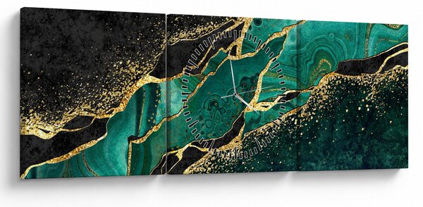 Kép - Kerozin-arany márványozás (órával) (90x30 cm)