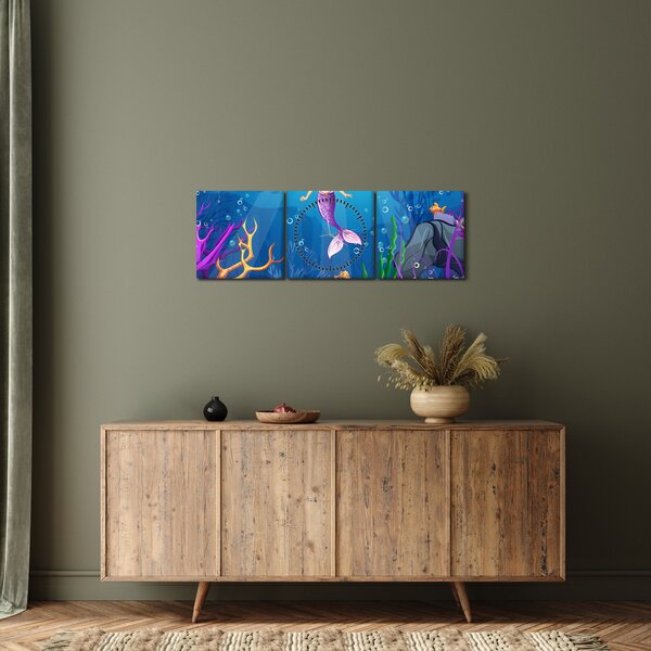 Kép - Vízi tündér (órával) (90x30 cm)