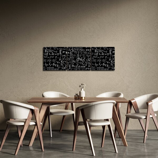 Kép - Matematika (órával) (90x30 cm)