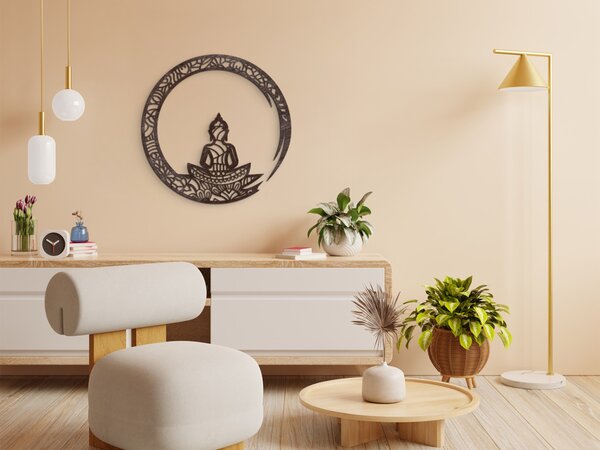 Natura Products - Buddha fából készült Fali Dekoráció