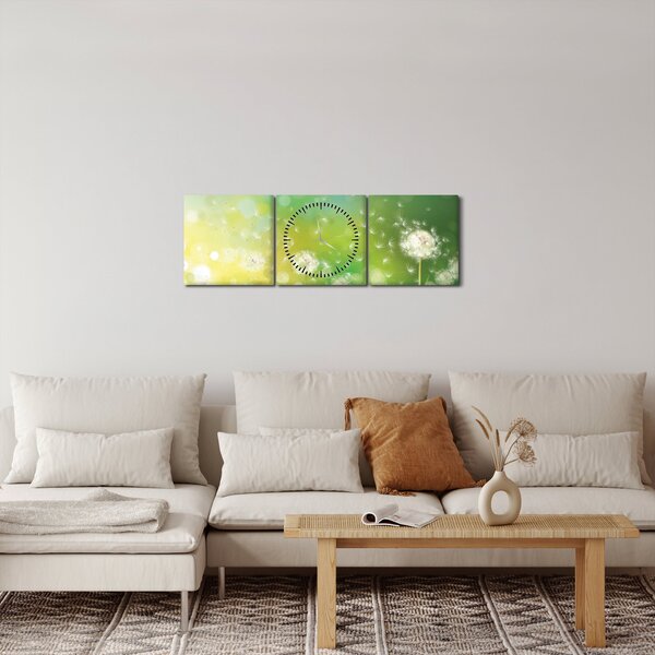 Kép - Virágozatlan pitypang (órával) (90x30 cm)