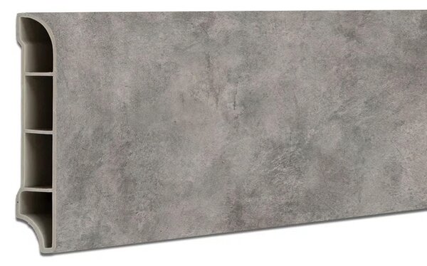 Vinyl SPC padlószegély Serona kőhatású homokszürke 2400x60x12 mm