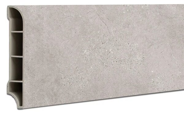 Vinyl SPC padlószegély Aurora fagyos mészkő 2400x60x12 mm