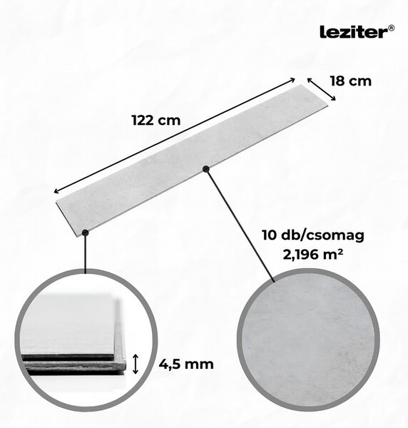 Leziter Aurora fagyos mészkő Vinyl SPC padló