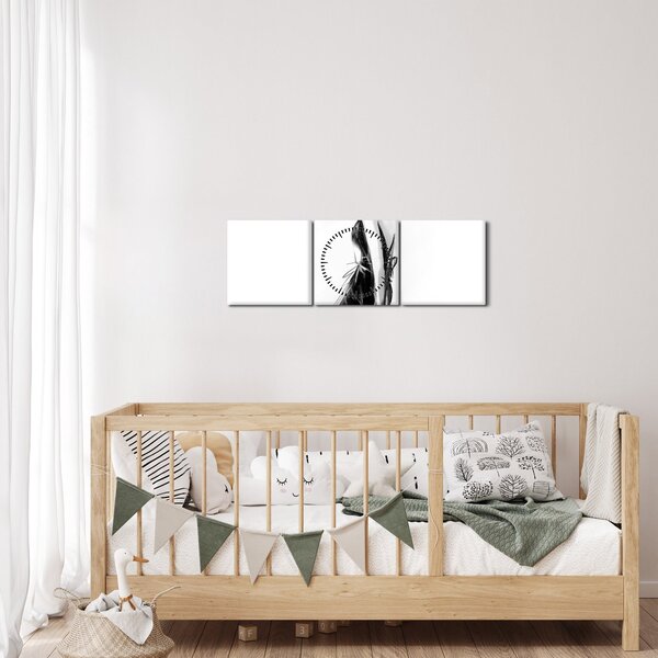 Kép - divat illusztrációk (órával) (90x30 cm)