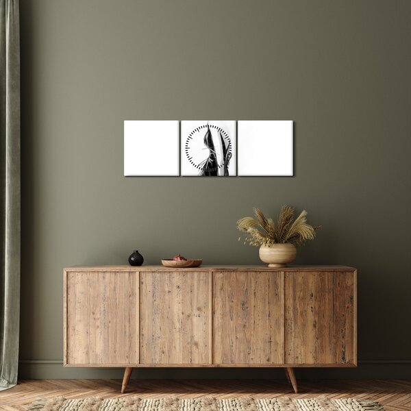 Kép - divat illusztrációk (órával) (90x30 cm)