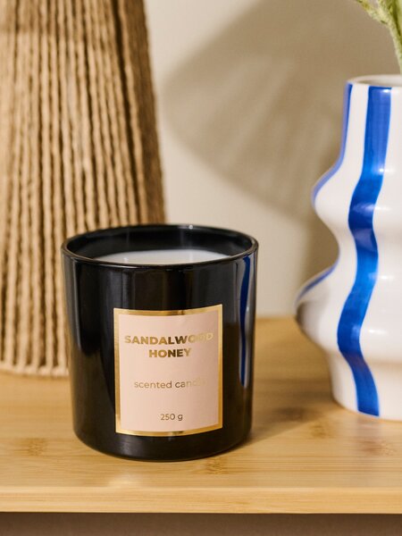 Sinsay - Illatgyertya Sandalwood Honey - fekete