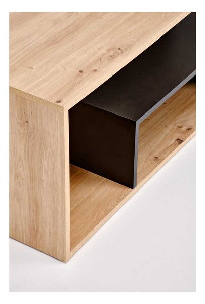 Bardia dohányzóasztal, artisan tölgy / fekete