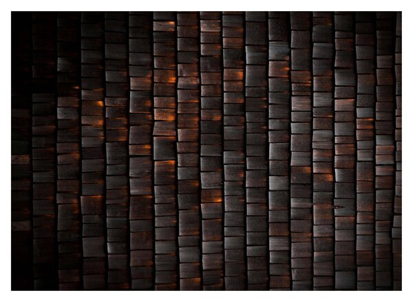 Modern absztrakt kép (üvegen) (70x50 cm)