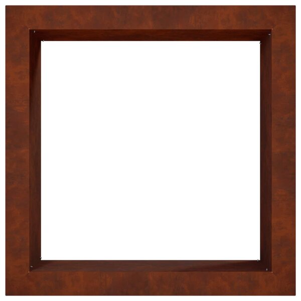 Tűzrakó Gyűrű Rozsdás 90 x 90 x 25 cm Időjárásálló Acél