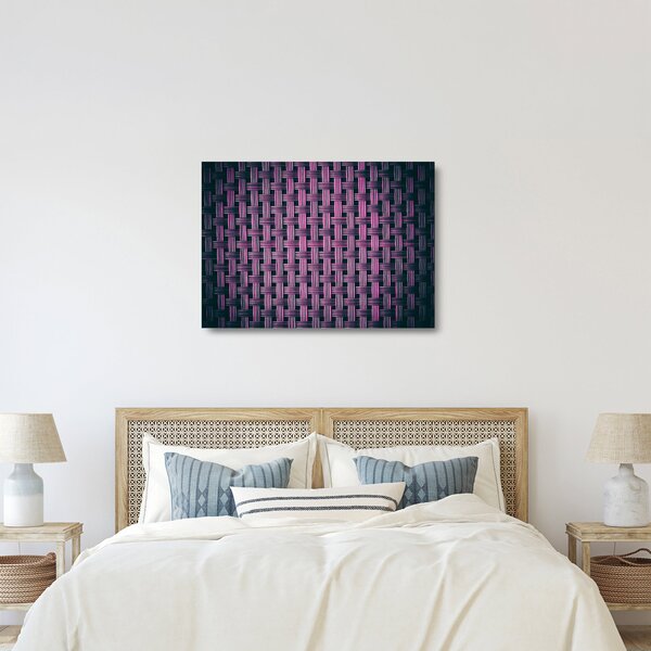 Lila textúrás kép (üvegen) (70x50 cm)