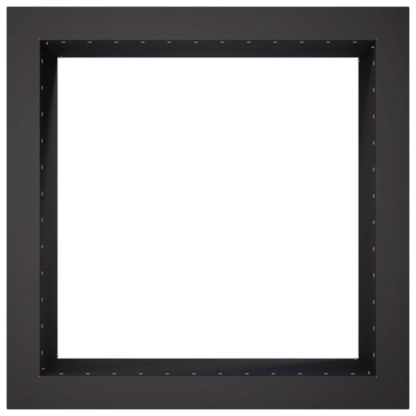 Tűzrakó Gyűrű Fekete 60 x 60 x 25 cm Acél