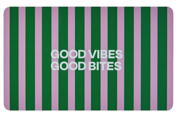 BREAD N' BUTTER reggeliző deszka Good Vibes , Good Bites