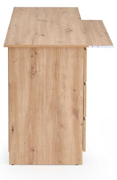 Canley íróasztal, artisan tölgy