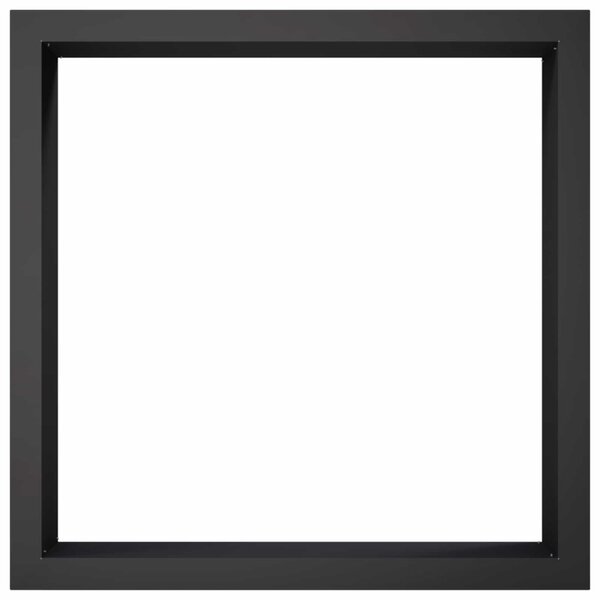 Tűzrakó Gyűrű Fekete 90 x 90 x 25 cm Acél