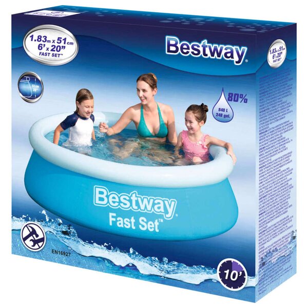 Bestway Fast Set Felfújható Medence - 183 cm
