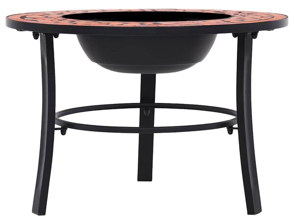 Terrakotta kerámia mozaik tűztál 68 cm