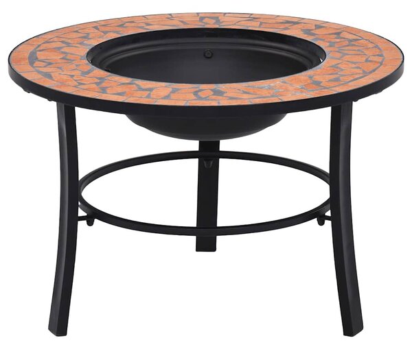 Terrakotta kerámia mozaik tűztál 68 cm