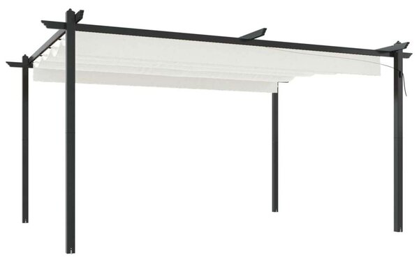 VidaXL Kerti Pavilon - Behúzható Tető - 4x3m