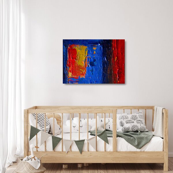 Festői szinek képe (üvegen) (70x50 cm)