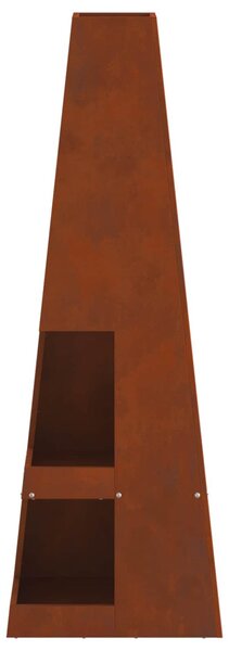 Tűzgyújtó tál Rozsdás 35 x 35 x 100 cm