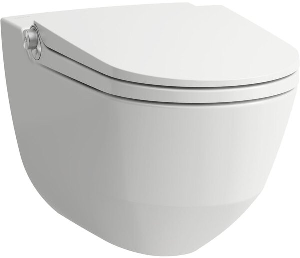 Laufen Cleanet Riva bidéfunkciós wc függő perem nélkül fehér H8206917570001