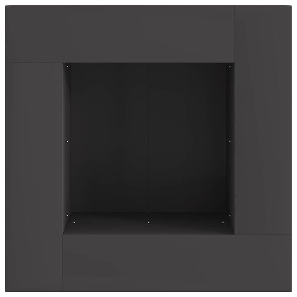 Tűzgyújtó tál Fekete 60 x 60 x 30 cm Időjárásálló acél