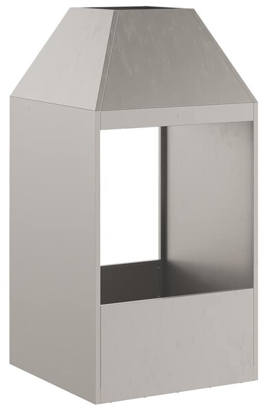 Tűzgyújtó tál Rozsdás 50 x 50 x 100 cm Időjárásálló Acél