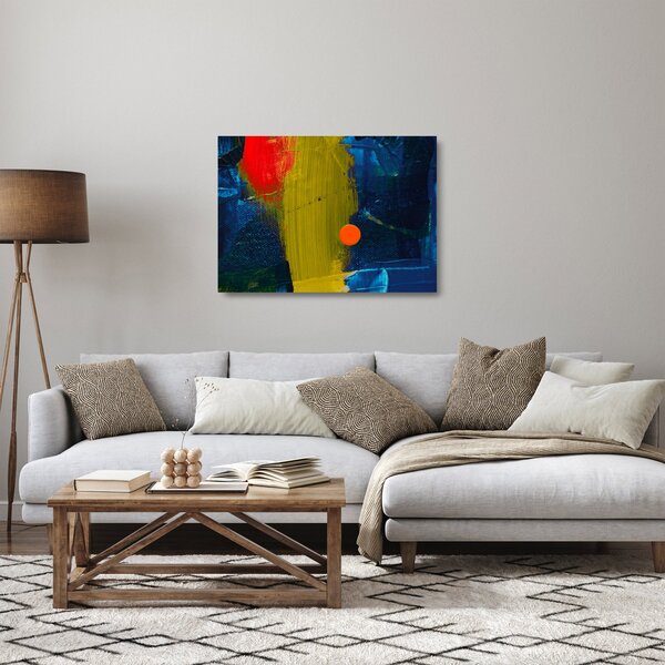 Szinek képe (üvegen) (70x50 cm)