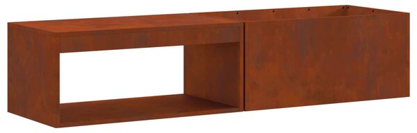 Tűzgyújtó tál Rozsdás 160 x 45 x 35 cm Időjárásálló acél