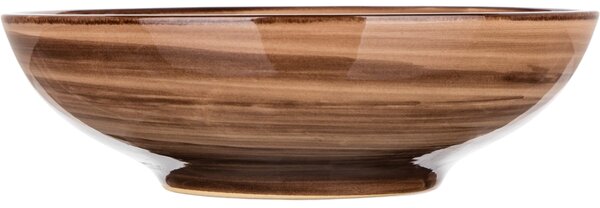Banquet 6 db mély tányér szett Palas 18 cm, barna