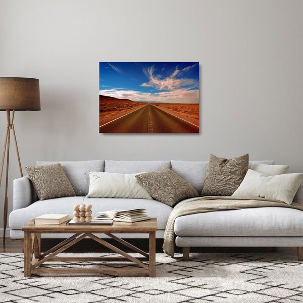 Hosszú út képe (üvegen) (70x50 cm)